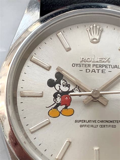 minnie mouse rolex|Rolex Vintage Date 'Mickey Mouse', 1500 .